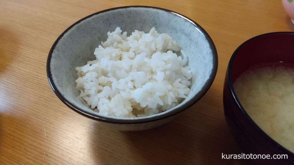 おひつで保存したご飯