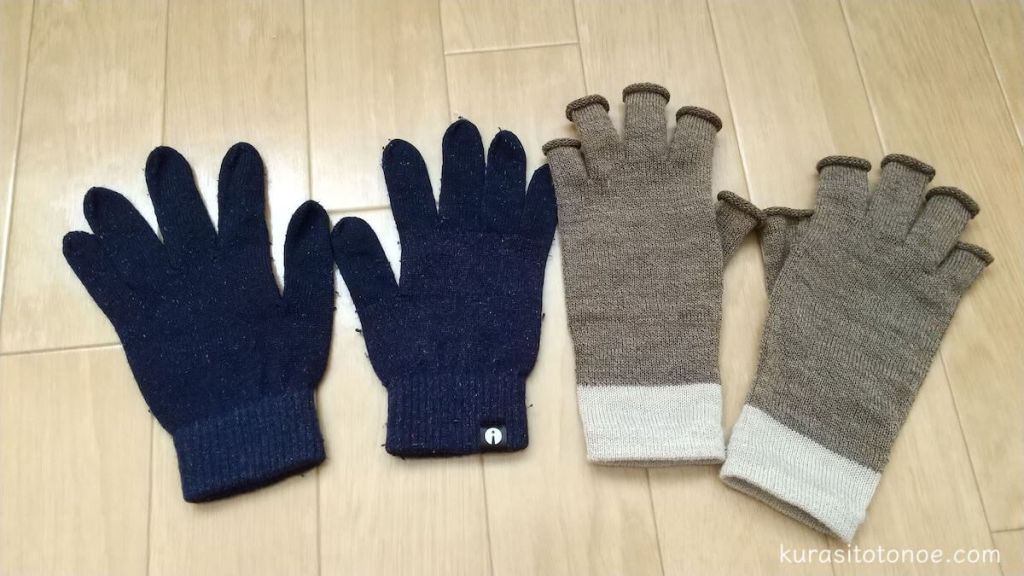 ミニマリストの冬服の手袋