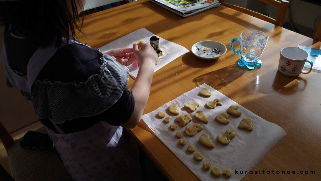 おうちでクッキー作り